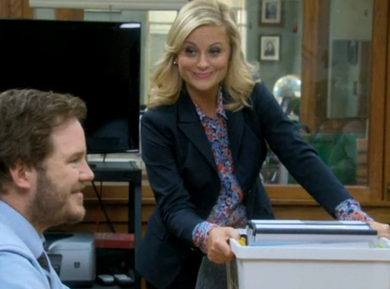 Amy Poehler, Parks and Rec screen grab Amy Poehler, Parks and Rec screen grab